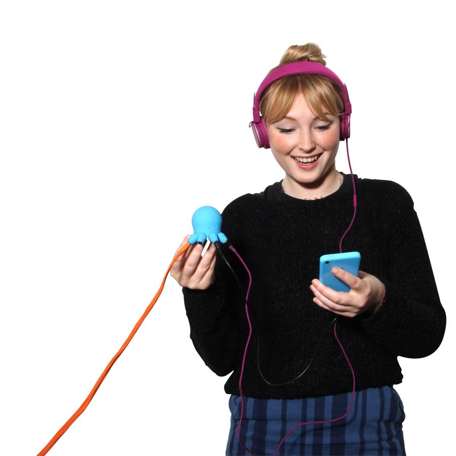 Ośmiornica Rozgałęziacz audio praktyczny prezent dla niej lub dzieci
