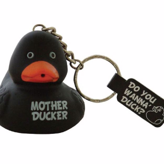 Picture of Breloczek Kaczka z napisem Mother Ducker