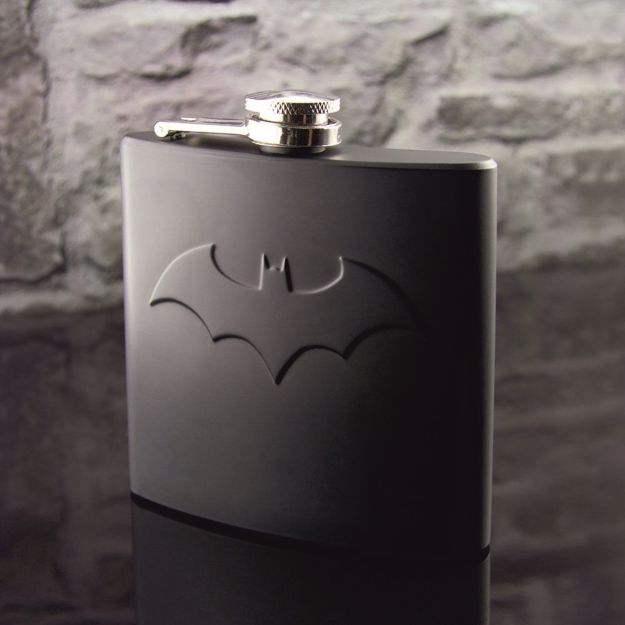 Czarna Piersiówka Batman prezent dla niego warszawa