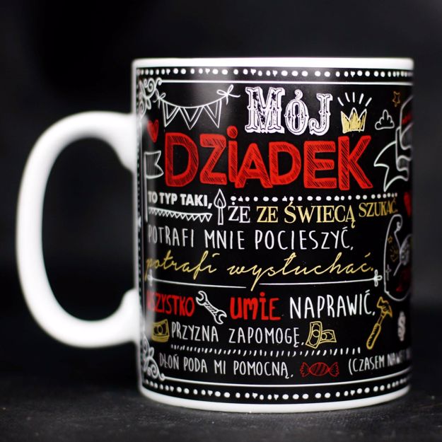 Kubek gigant prezent dla dziadka warszawa