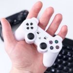 Playstation - Antystresowy Kontroler Biały antystresowy pad 
