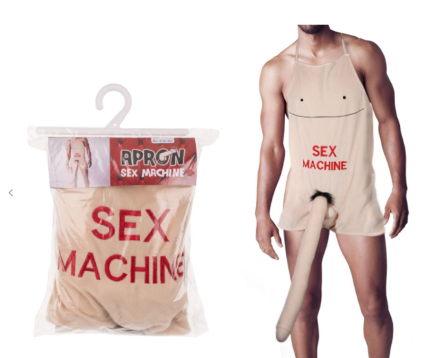 Fartuszek kawalerski Sex Machine prezent dla niego