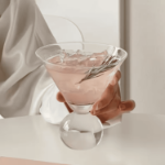 szklanka martini z kulistą podstawą