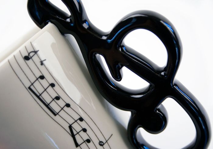 Kubek Muzyka - Klucz Wiolinowy idealny prezent dla niej 