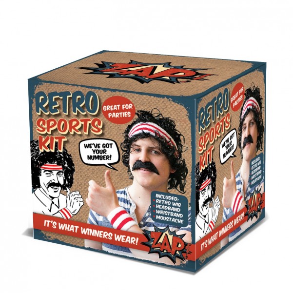 Zestaw Retro Sportsmana Śmieszny Gadżet na wieczór kawalerski