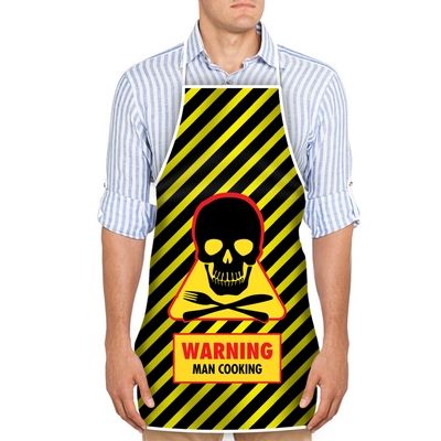 Fartuszek Warning Man Cooking Prezenty Warszawa