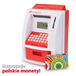 Picture of Skarbonka Mały Bankier - Edukacyjna Zabawka dla Dzieci Bankomat