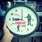 Zegar dla szefa wersja polska prezent dla szefa