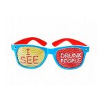Okulary I See Drunk People gadżety imprezowe warszawa