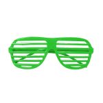 Okulary żaluzje zielone gadżety na impreze warszawa