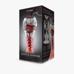 Twister - Szklany Aerator Do Wina gadżety do alkoholu