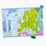 Mapa zdrapka europa prezent dla niej warszawa