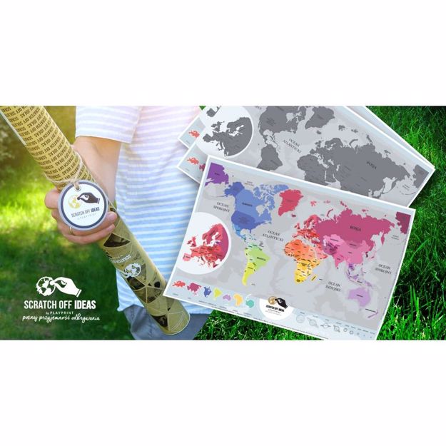 mapa zdrapka premium prezent dla niego 