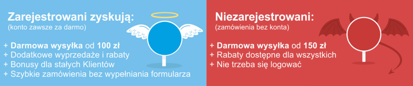 Zmiany w kosztach wysyłek! Zarejestruj się, aby mieć darmową wysyłkę od 100 zł 😊