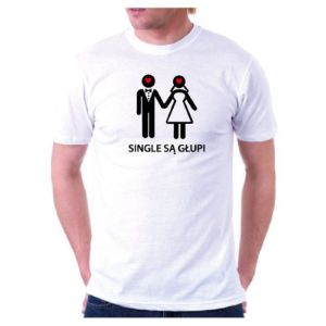 	Koszulka Single Są Głupi gadżety na wieczór kawalerski warszawa