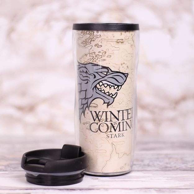 Gra o Tron – Kubek Podróżny – Winter is Coming prezent dla chłopaka 