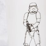 Ceramiczny Kubek Podróżny biały – StormTrooper prezent dla męża 