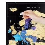 Mapa Zdrapka - Travel Europe – Black prezent dla niej 