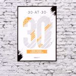 Plakat Zdrapka na 30 Urodziny prezent na urodziny dla niej