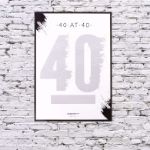 Plakat Zdrapka – 40 Urodziny sklep z prezentami 