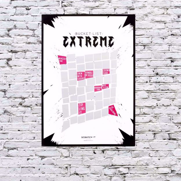 Plakat Zdrapka – Extreme Life  prezent dla pary