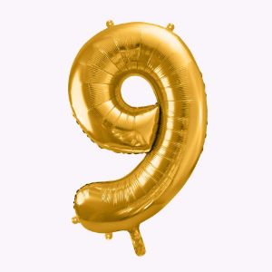  Balony Foliowe Cyfra 9 ozdoby na urodziny dla dziecka sklep stacjonarny 