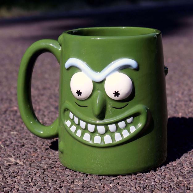 Rick and Morty - Kubek 3D – Pickle Rick prezent dla niego 