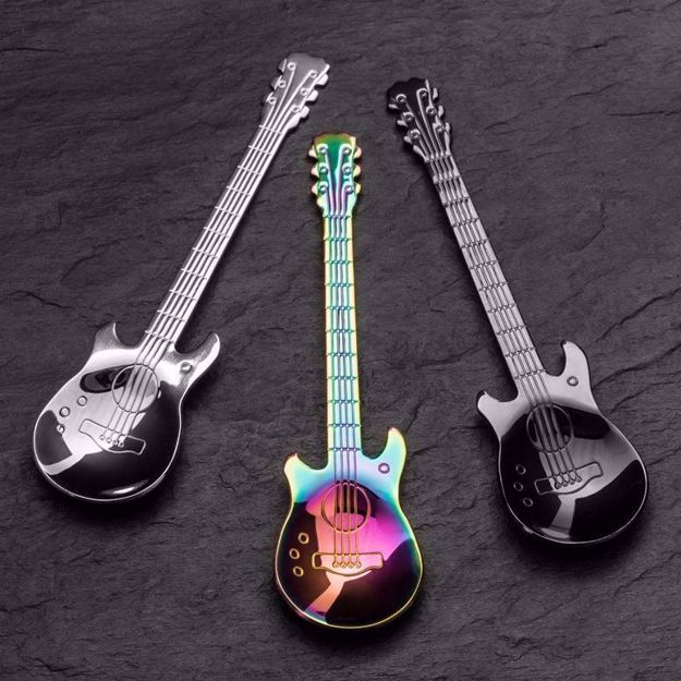 Gitarowe łyżeczki prezent dla muzyka