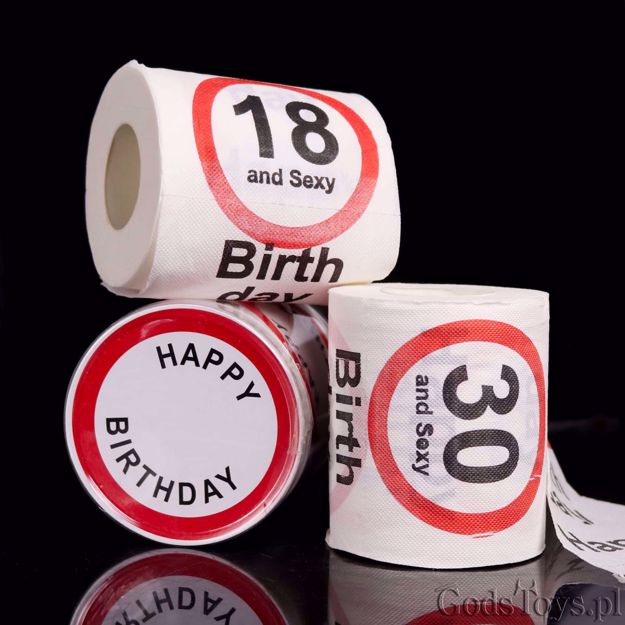 Urodzinowy papier toaletowy śmieszny prezent na urodziny sklep w warszawie