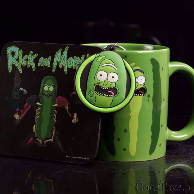 Zestaw prezentowy Rick and Morty brelok kubek podkładka prezent dla fana serialu warszawa