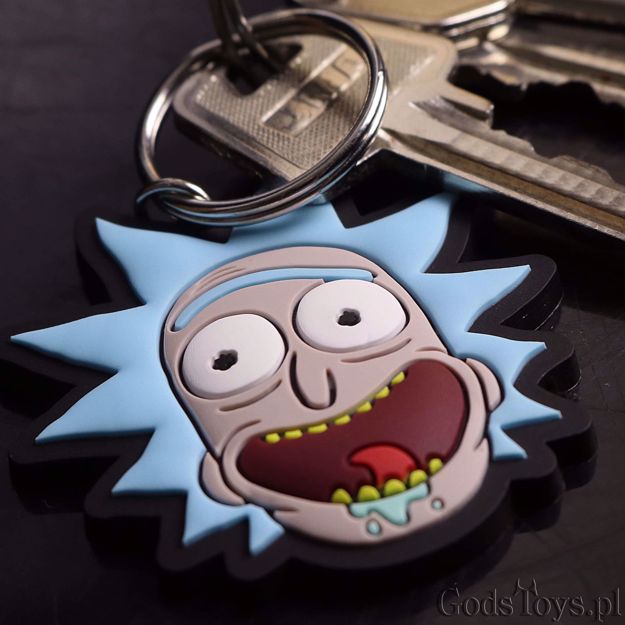Rick and Morty Brelok do kluczy szalony rick śmieszny prezent dla fana serialu
