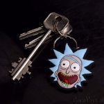 Rick and Morty Brelok do kluczy szalony rick śmieszny prezent dla fana serialu warszawa