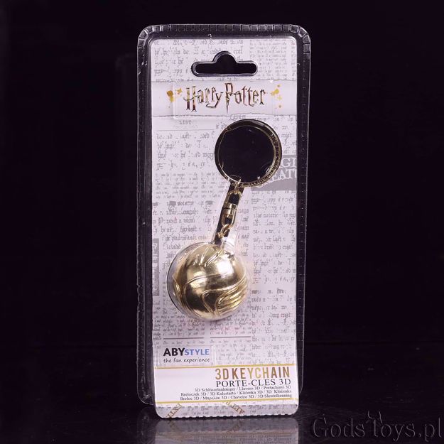 Harry Potter brelok złoty znicz brelok do kluczy dla fana harrego pottera 