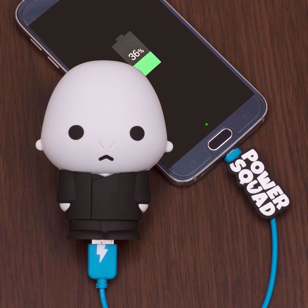 Powersquad powerbank lord voldemort gadżety do telefonu z harrego pottera