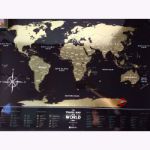  Outlet Mapa Zdrapka Travel World Black prezent dla podróżnika