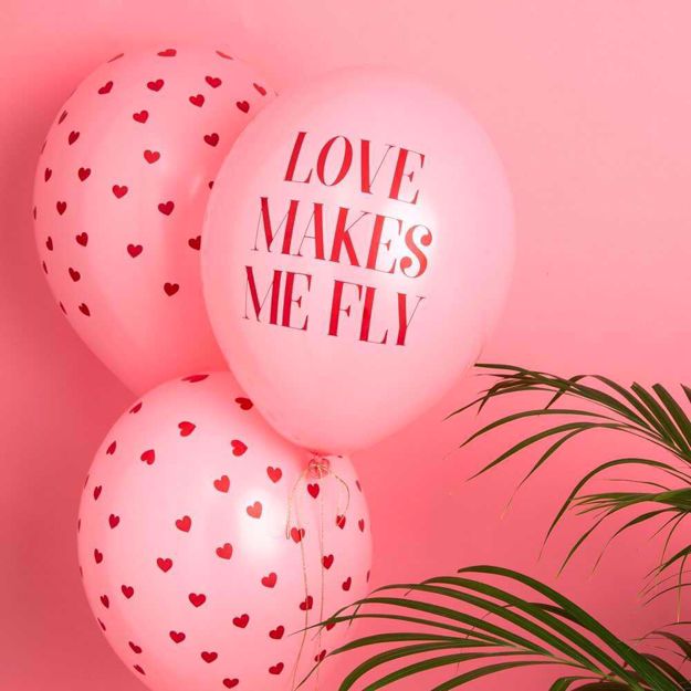 Balony na Wieczór Panieński love makes me fly prezenty na panieński