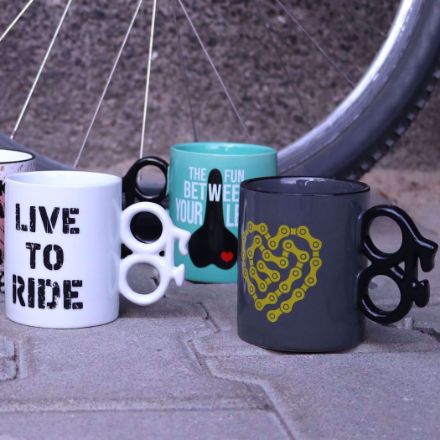 Kubek rowerzysty prezent dla kolarza  Kubek dla rowerzysty rower rączka