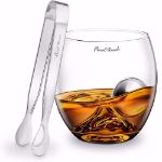 Szklanka do Whisky - On The Rock ze Stalową Kulą prezenty związane z whisky