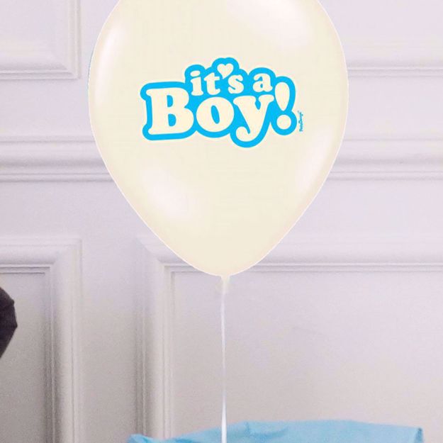 Balony It’s a Boy 6 szt balony na baby shower