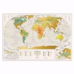 Mapa Zdrapka – Travel - Geography World prezent dla dziewczyny