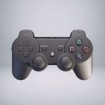 Playstation - Antystresowy Kontroler Czarny  prezent dla gracza w fife