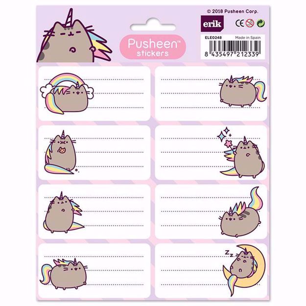 Pusheen – Naklejki na Zeszyt naklejki pusheen na zeszyt dla dziewczynki