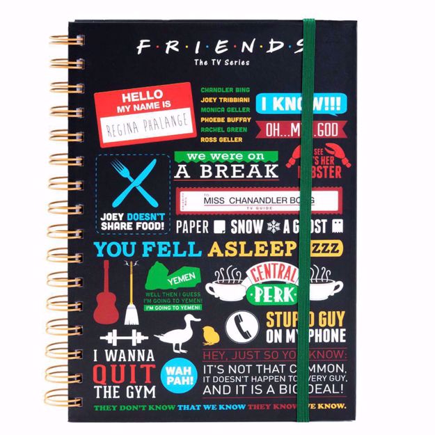 Friends – Notes A5 – Infographic friends wiro notebook a5