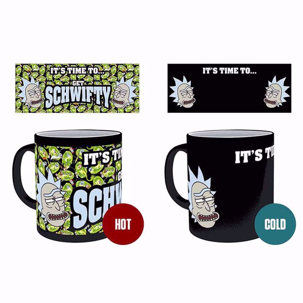 Rick and Morty – Magiczny Kubek – Get Schwifty rick and morty heat change mug