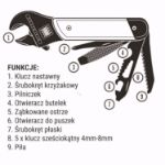 Multitool z kluczem Nastawnym – 9w1 praktyczny prezent