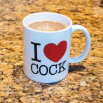 Kubek I Love Cock śmieszny kubek dla dziewczyny