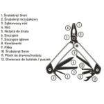 Multitool z Kombinerkami 12 w 1 multitool dla faceta, 