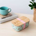 Bambusowy Lunchbox Pusheen pojemnik na kanapki do pracy