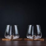 Fine crystal szklanki do whiskey prezent dla szefowej