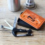 Multitool do Plecaka z Latarką 5 w 1 multitool z karabinkiem